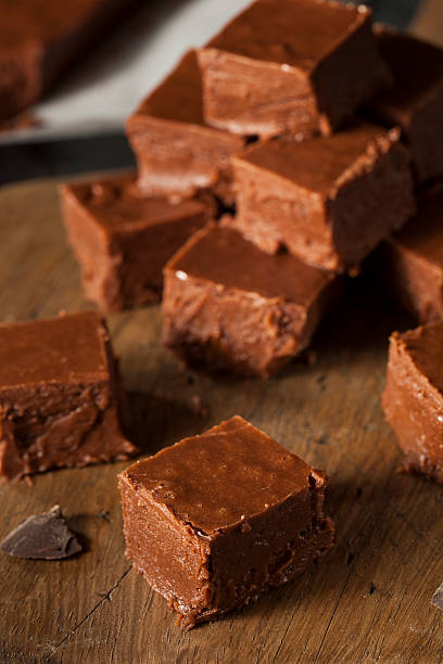 istock Homemade Dark Chocolate Fudge 525107095