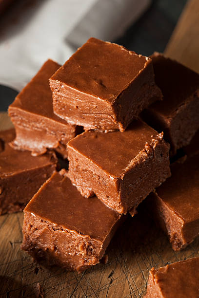 istock Homemade Dark Chocolate Fudge 525107099