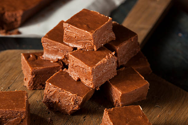 istock Homemade Dark Chocolate Fudge 525107105