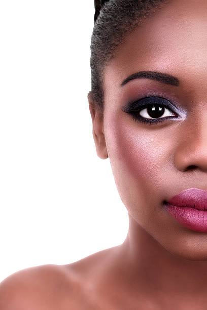 istock Beauty Woman Half Face 525108763