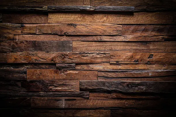 Photo of design of dark wood background