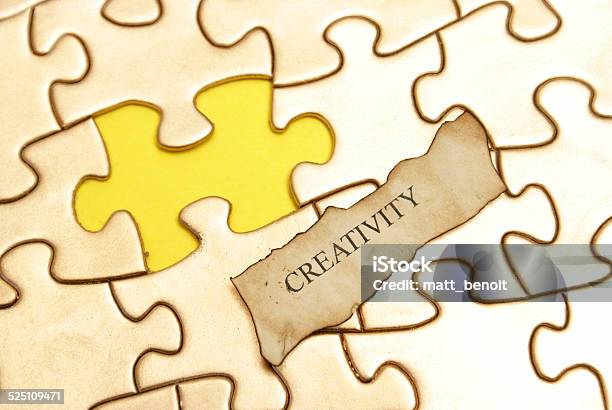 Creative Puzzle Stock Photo - Download Image Now - Absence, Accessibility, Achievement
