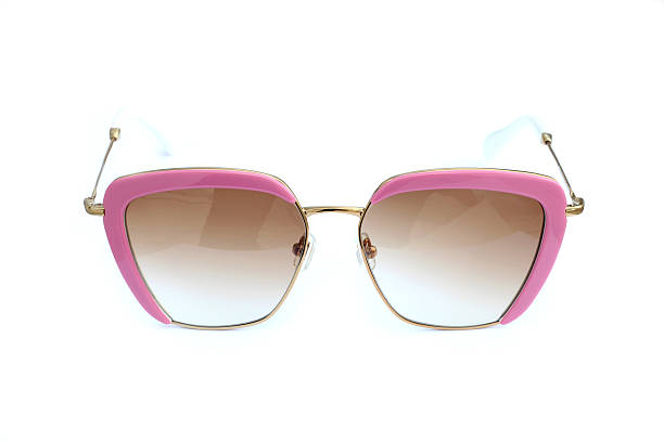 istock Pink sunglasses isolated on a white background 525109699