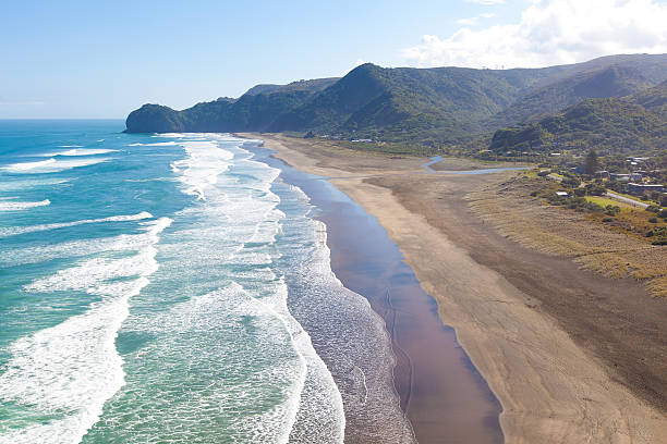 istock beach in new zealand 525109749