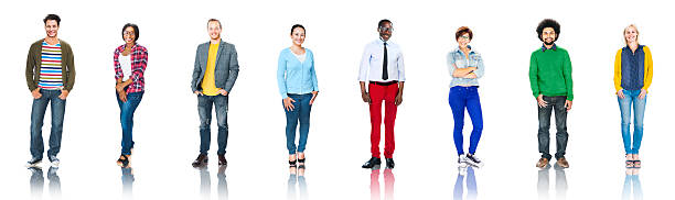 istock Group of People Standing in a Row 525110341