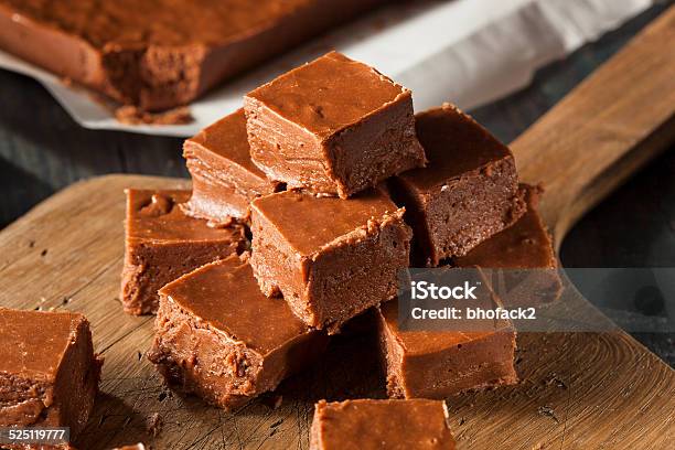 Homemade Dark Chocolate Fudge Stock Photo - Download Image Now - Fudge, Fudge Sauce, Chocolate