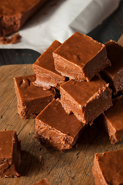 istock Homemade Dark Chocolate Fudge 525119789