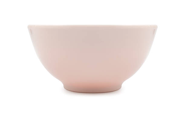 istock Pink bowl isolated on white background 525121191