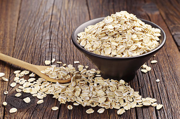 istock Oatmeal in bowl and near 525121267