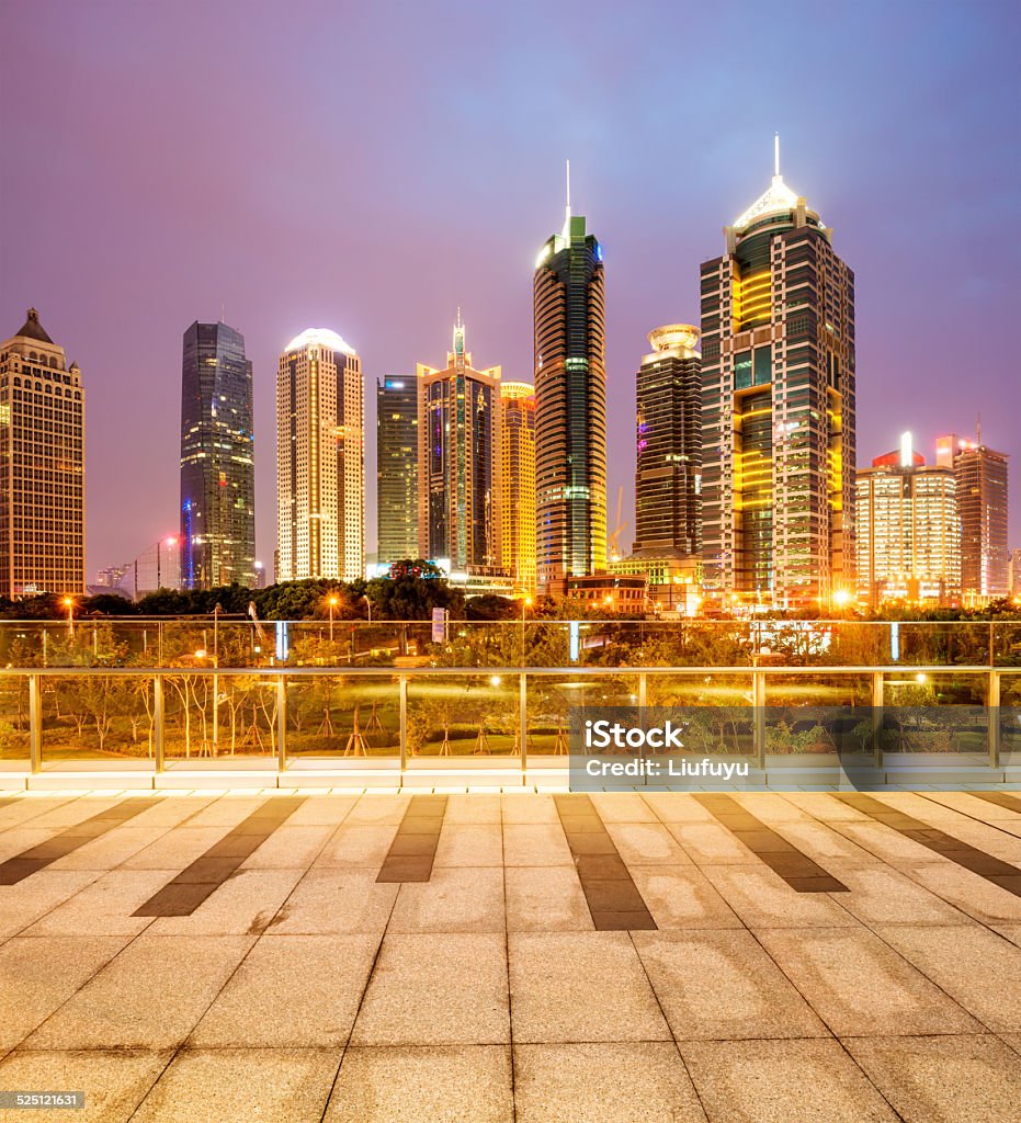 shanghai way to modern city in shanghai Abstract Stock Photo