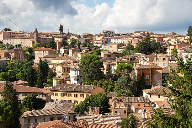 istock Rooftops of Perugia medieval town, Umbria, Italy 525124535