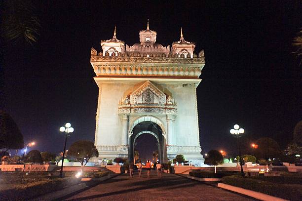 istock Victory Gate Patuxai, Vientiane, Laos, Southeast Asia 525127469