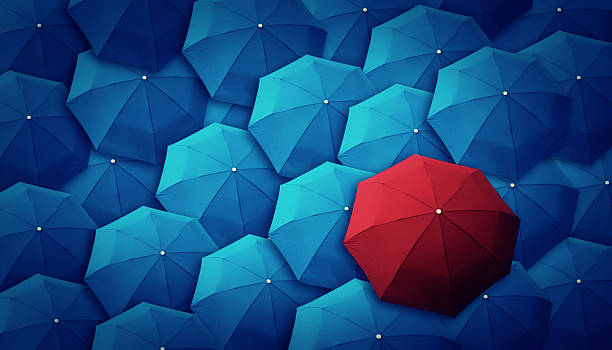 istock Umbrella, leader, unique, boss, individuality, original, special. 525140597