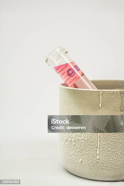 Tube In Ice Stock Photo - Download Image Now - Blood, Blood Test, Blue