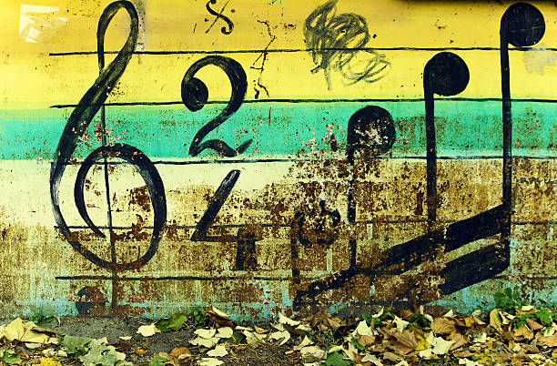 Colorful music background.