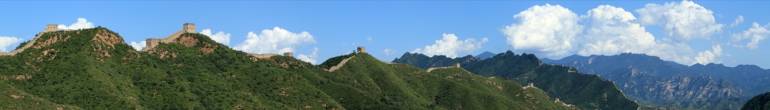 The Great Wall in China near Jinshanling