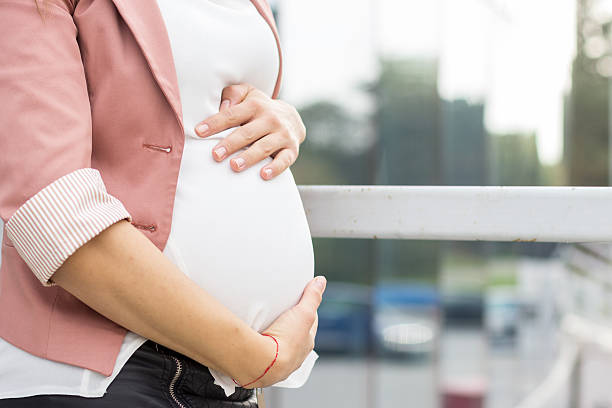 istock Elegant pregnant woman 525175923