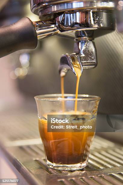 Espresso Brewing Stock Photo - Download Image Now - Barista, Beige, Breakfast