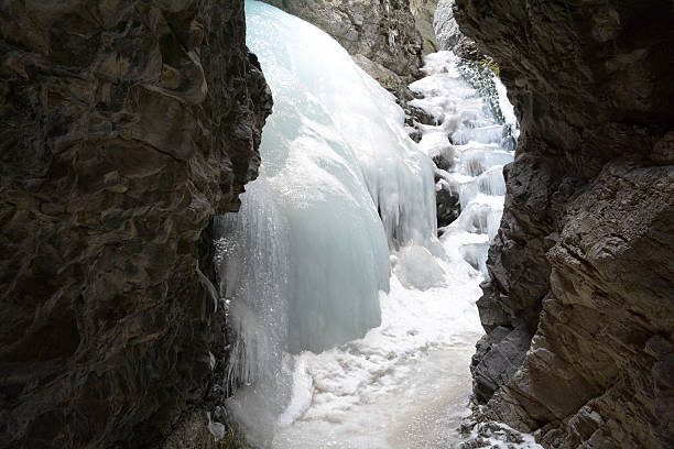 istock Frozen Zapata Waterfalls 525179359