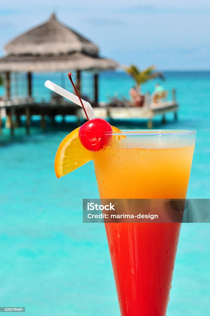 Cocktail juice cocktail in the Maldives Alcohol - Drink Stock Photo