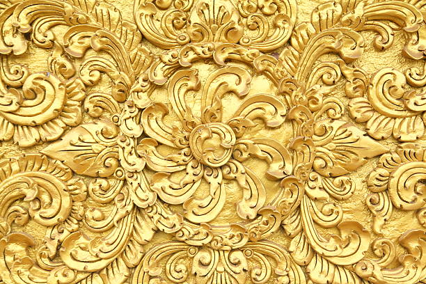 istock Traditional Thai style pattern decorative in temple,Thailand. 525195931