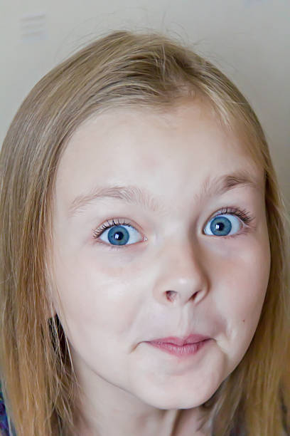 istock Surprised cute girl 525196031