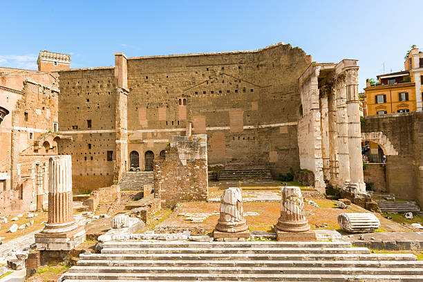 istock Forum of Augustus in Rome, Italy. 525196047