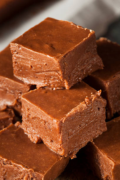 istock Homemade Dark Chocolate Fudge 525198749