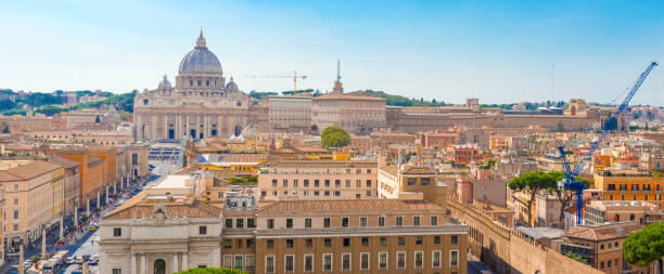 istock Panorama of Rome, Italy 525199403