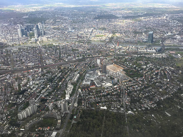 istock Aerial view of Frankfurt, Germany 525204714