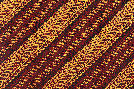 Native javanese Parang Batik Pattern scanned 