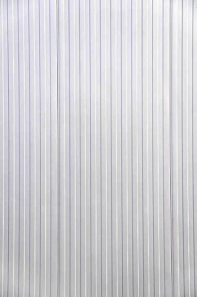 istock Sheet metal, corrugated wall building 525205646
