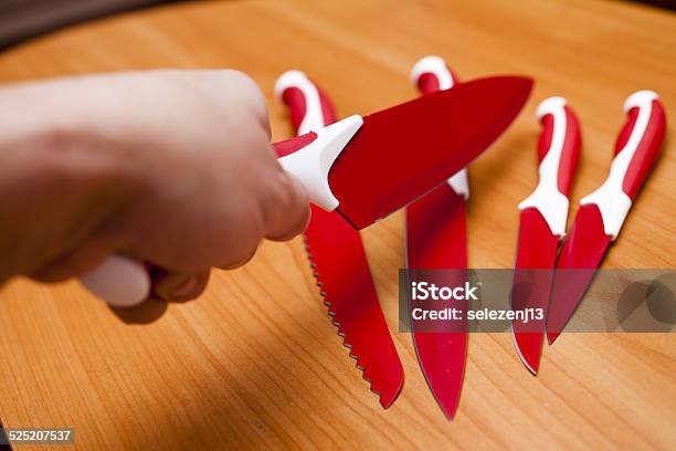 Knife In A Hand Stock Photo - Download Image Now - Adult, Aggression, Close-up