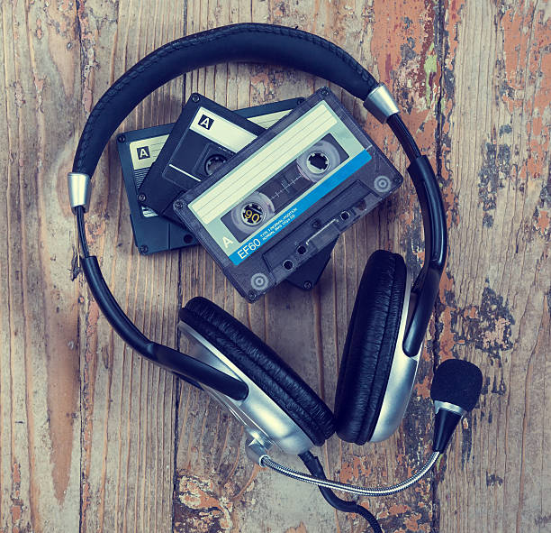 istock audio cassette and headphones 525207638