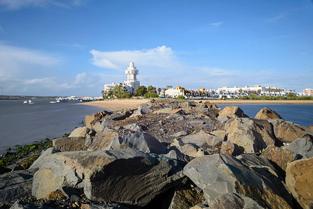 istock building lighthhouse in Isla Cristina, Huelva, Spain 525208362