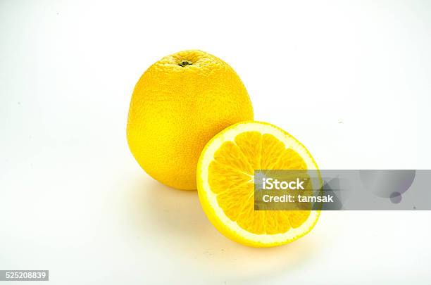 Orange Fruit Sliced Isolated On White Background Stock Photo - Download Image Now - Citrus Fruit, Cross Section, Cut Out