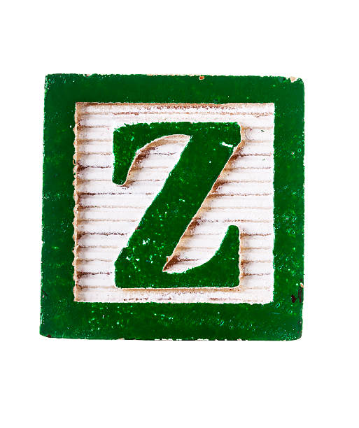istock Wooden  alphabet block with letter Z isolated on white 525209140
