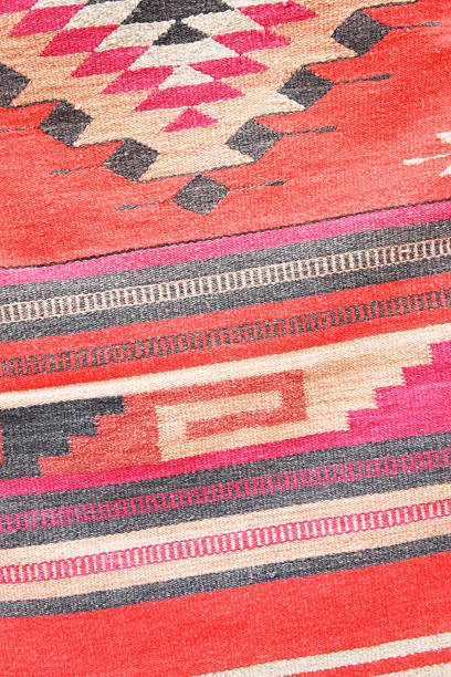 istock Navajo Blanket Rug Fabric Design 525209517
