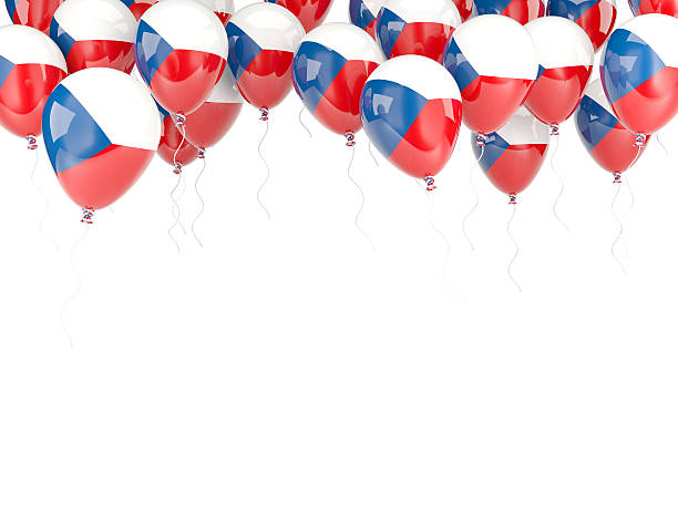 istock Balloon frame with flag of czech republic 525212105
