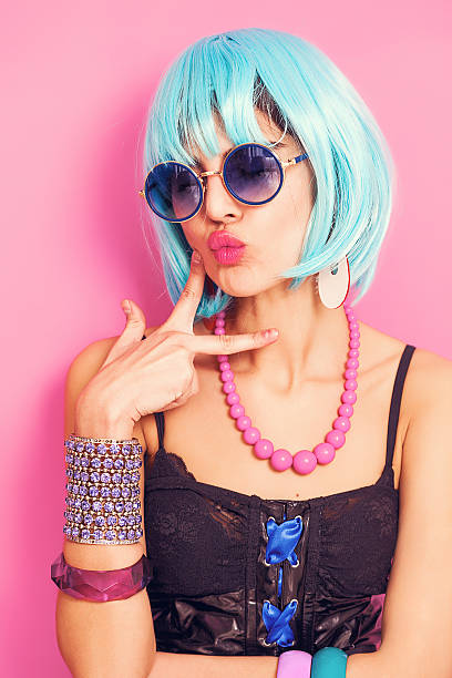 istock Cool and pretty pop girl portrait 525212334
