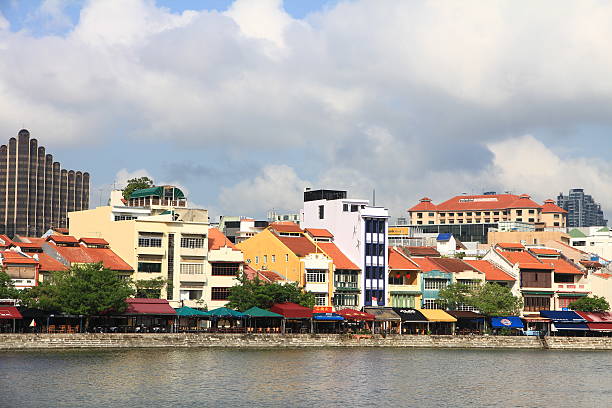 istock Boat Quay, Singapore 525212782