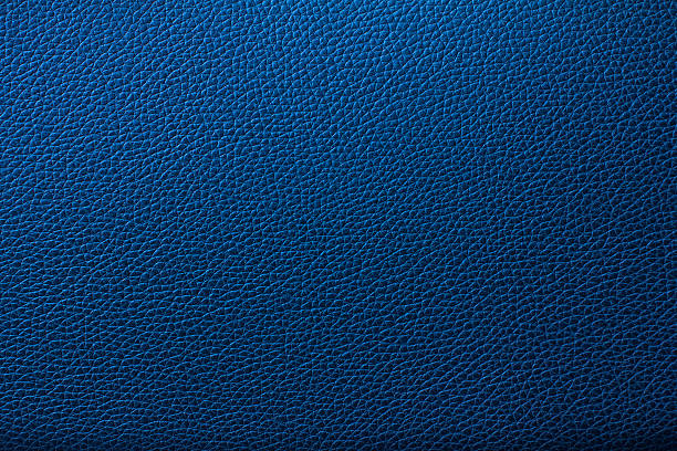istock Blue leather texture, Blue leather bag, Blue leather background. 525213134
