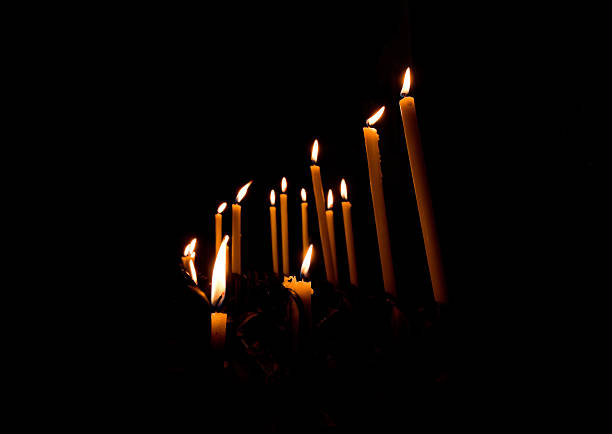 istock Candles in church 525213568