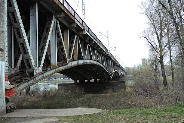 istock Iron Steel Old Bridge With Nature Background 525215862