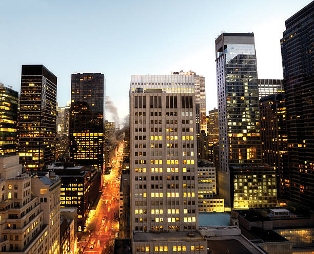 istock Fire on Fifth Ave. NYC. Aerial View. 525217401
