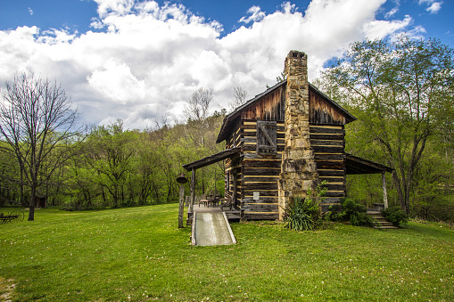 The Gladie historical cabin is a late 1800's log cabin reconstructed as a historical display in the Daniel Boone National Forest. This is public building on public owned park land. It is not a private property or residence.
