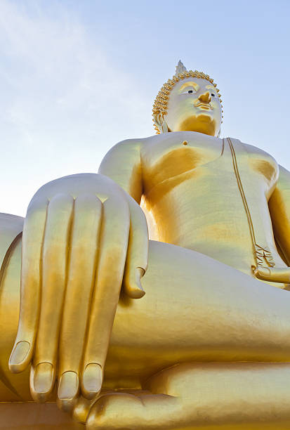 istock The Big Buddha in thailand temple. 525218047