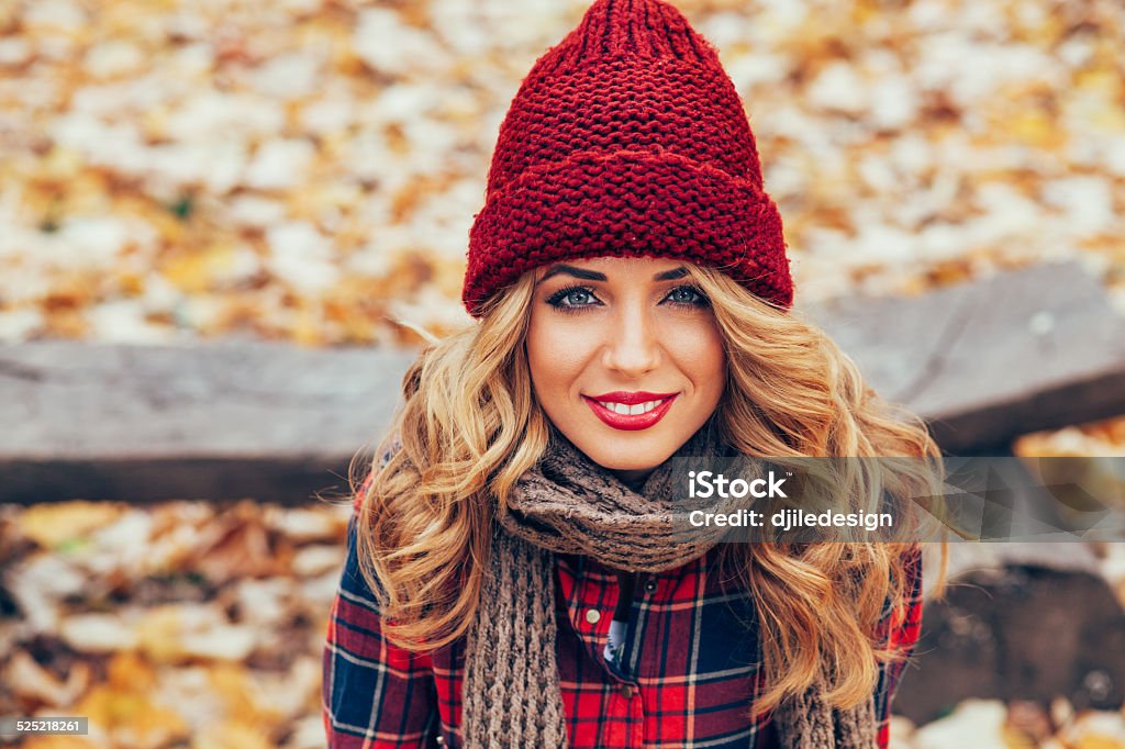 Happy blonde portrait Adult Stock Photo