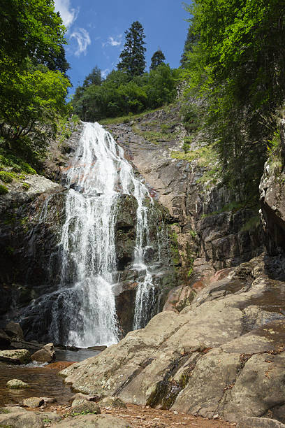 istock waterfall in the mountains of Bulgaria 525218769