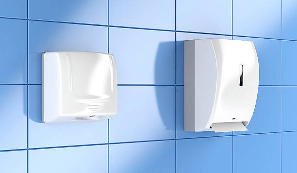 istock Paper towel dispenser and hand dryer 525220138